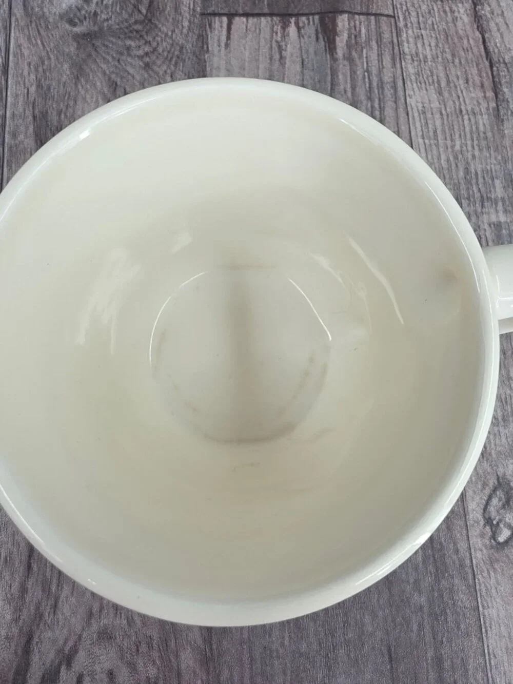 Williams Sonoma Coffee Mug Napa Cream 14oz Replacement Italian Leaves Embossed